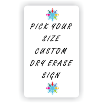 Dry Erase & Chalk Signs