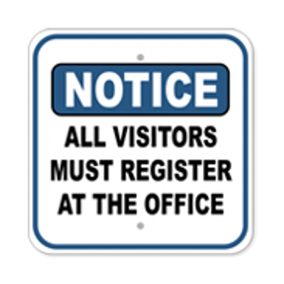 Visitor Signs