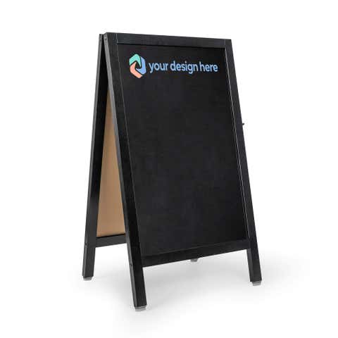 Custom Logo Chalkboard A-Frame Sign - 20" x 34"