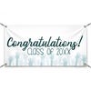 Congratulations Cheers Graduation Banner with strings