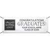 School Logo Custom Graduation Banner With Strings