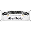  Congrats to Our Graduate Graduation Banner with strings