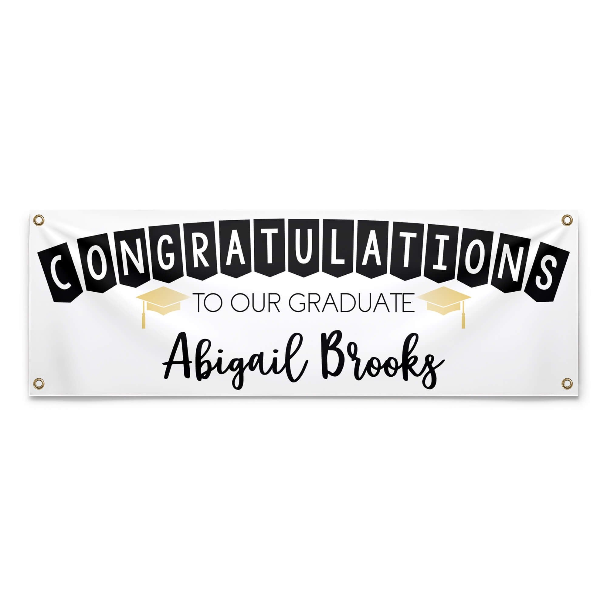 Congrats to Our Graduate Graduation Banner 