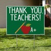 Thank You Teachers Appreciation displayed in front of a house