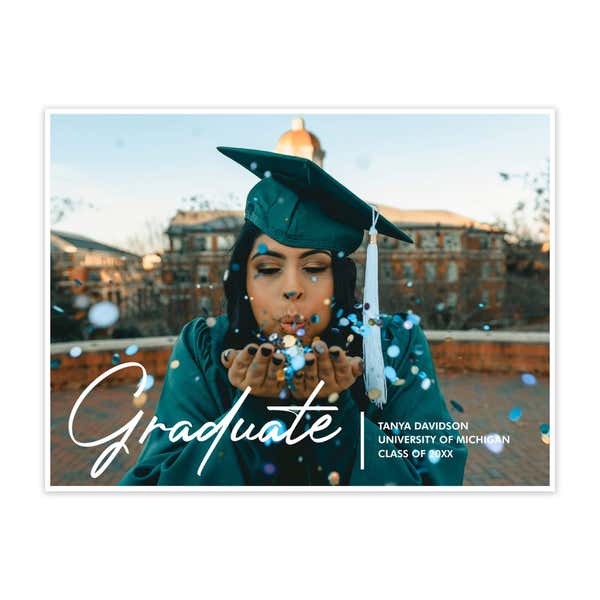Custom Full Sized Photo Graduation Yard Sign