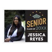 Modern Design Senior Graduation Yard Sign