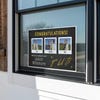 You Did It | Graduation Yard Sign displayed in a window
