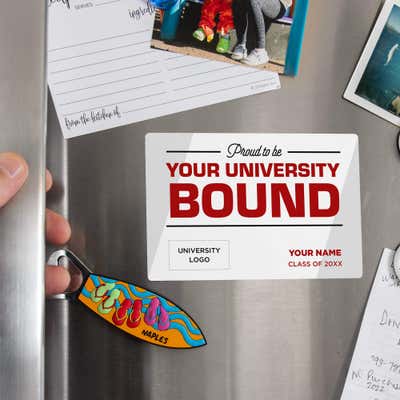 Proud to be College Bound Graduation Announcement Magnet - alternate view