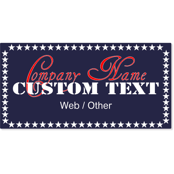 All American Auto Magnetic Sign | Set of 2