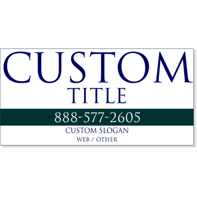 Crystal Magnetic Sign | Set of 2