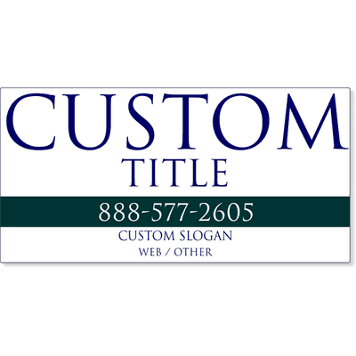 Crystal Magnetic Sign | Set of 2