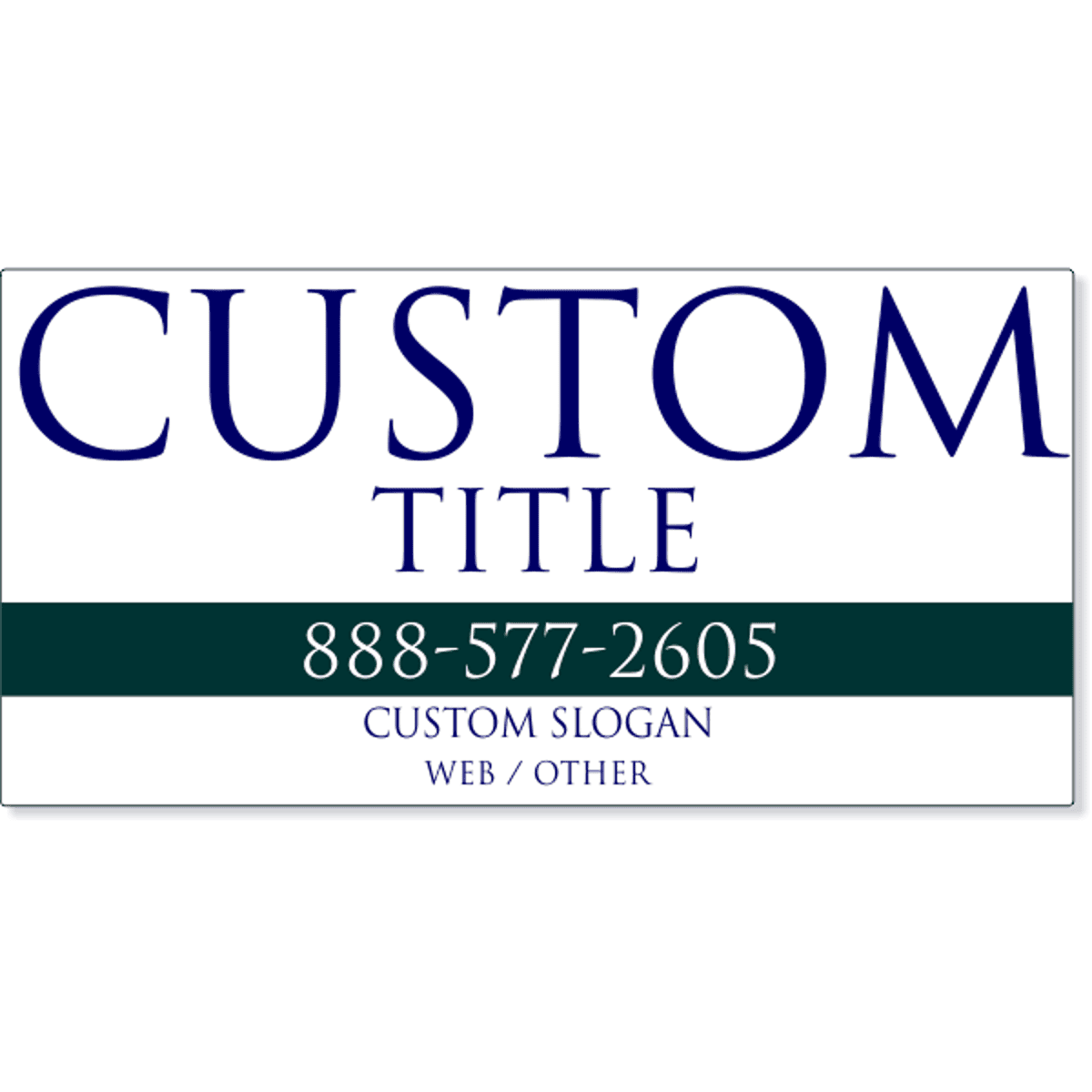 Crystal Magnetic Sign | Set of 2