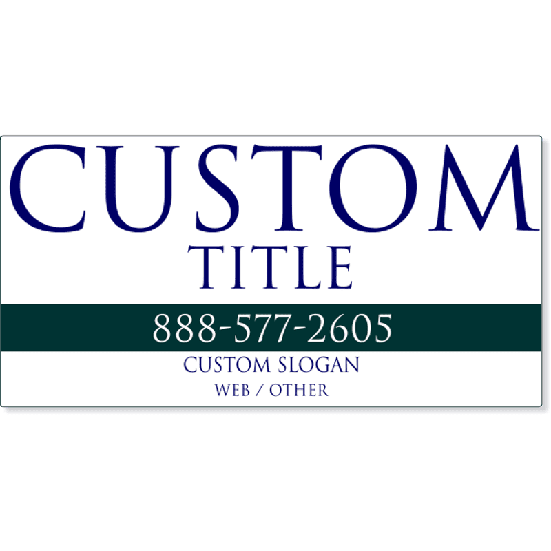 Crystal Magnetic Sign | Set of 2
