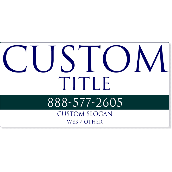 Modern Business Car Magnet