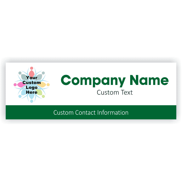 Simple Color Band Vinyl Banner - 2' x 6'