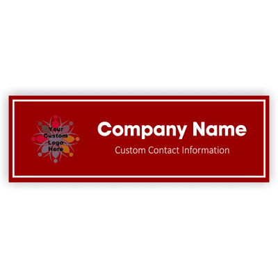 Basic Company Vinyl Banner - 2' x 6'