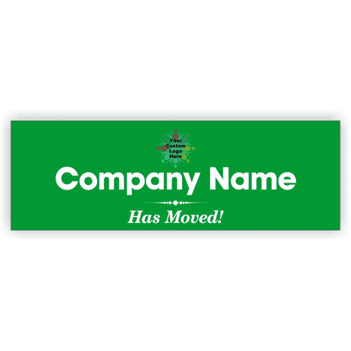 We've Moved Vinyl Banner - 2' x 6'