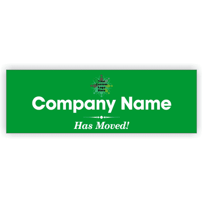 We've Moved Vinyl Banner - 2' x 6'