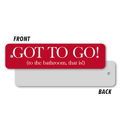 Got to Go! Bathroom Pass - alternate view