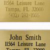 Examples of oxidized and etched engravings