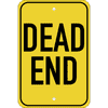 Vertical Dead End Sign