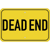 Horizontal Dead End Sign