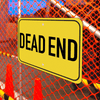 Mounted Horizontal Dead End Sign