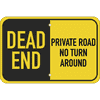 Horizontal Private Road Dead End