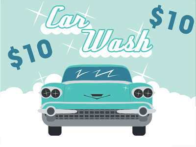 Vintage Car Wash Sign
