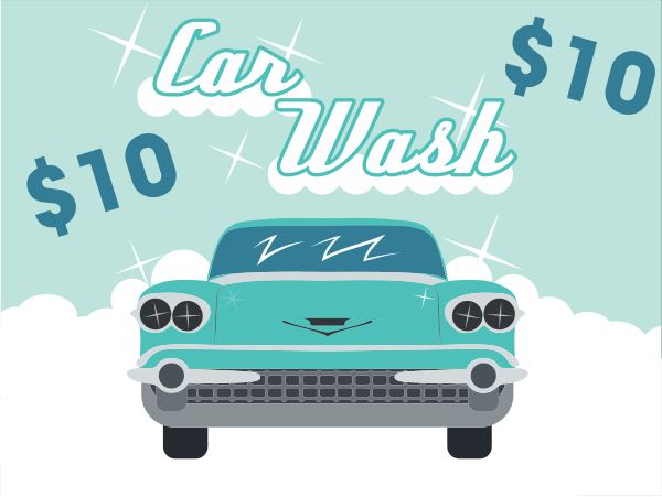 Vintage Car Wash Sign