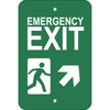 Vertical Forward Right Arrow Emergency Exit Sign