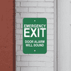 Mounted Vertical Door Alarm Emergency Exit Sign