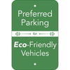 Vertical Eco Parking Conserve Sign