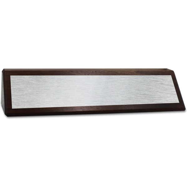 Full Color 2" x 8 1/2" Genuine Walnut Desk Wedge