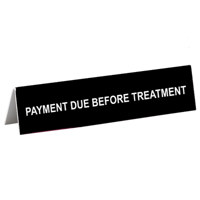 Treatment Tent Sign
