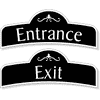 Enter / Exit Decorative Decal Set