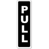 Pull Vertical Aluminum Sign - 5" x 1.5"