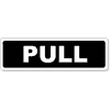 Pull Horizontal Aluminum Sign - 1.5" x 5"