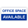 Office Space Available Banner | 3' x 6'