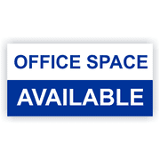 Office Space Available 3' x 6' Banner 
