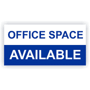 Office Space Available 3' x 6' Banner