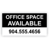 Custom Phone Number Office Space Banner | 3' x 6'