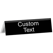 Custom Text 2" x 8" Tent Sign