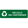 Engraved Ink Cartridge Recycle Sign | 3" x 10"