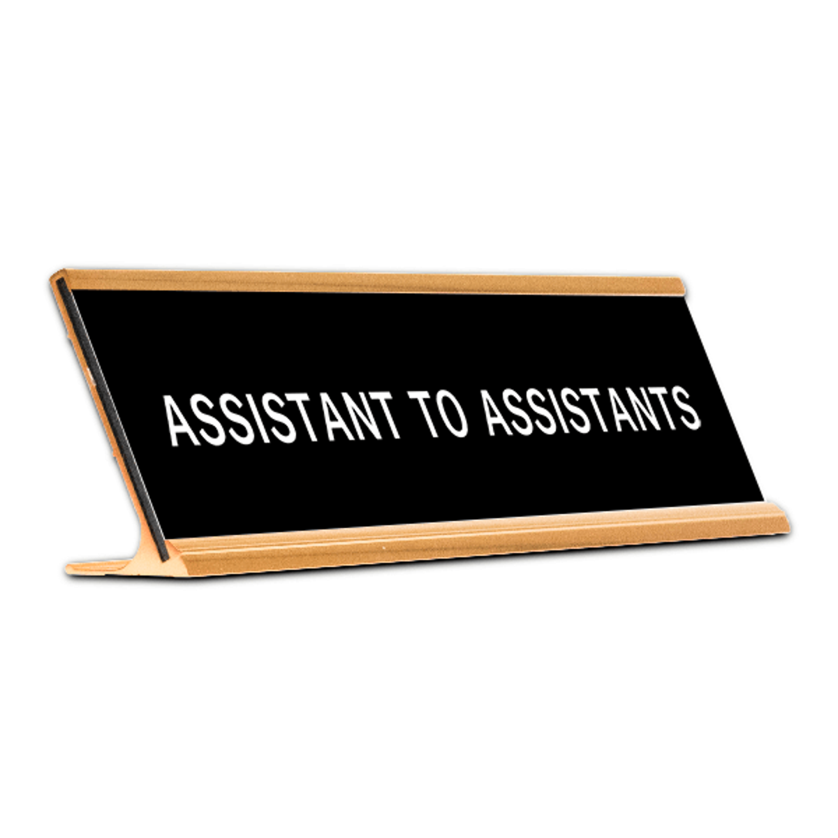 Assistant to Assistants Funny Desk Plate