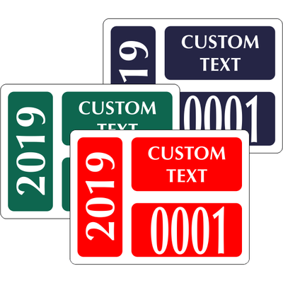 Design 101 Clear Static Cling Parking Label - alternate view