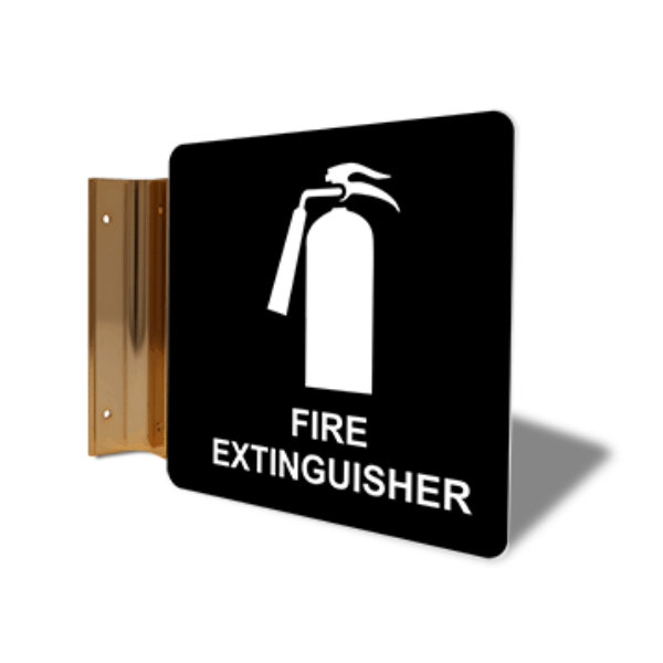 Fire Extinguisher 6" x 6" Corridor Sign