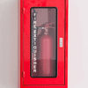 Vertical Fire Extinguisher Cut Vinyl Decal | 12" x 1"