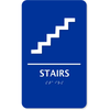 Braille Stairs Plastic ADA Sign