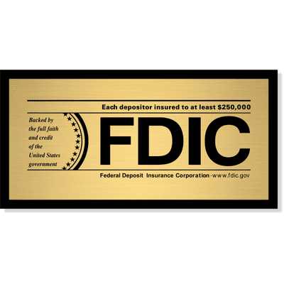 FDIC Sign for Banks & Finance
